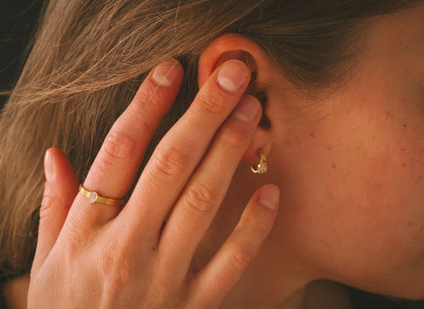 Moonstone Studs