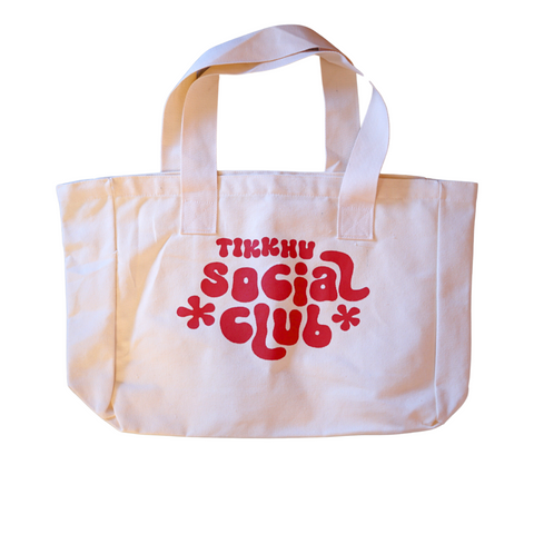 Tikkhu Social Club Oversized Tote